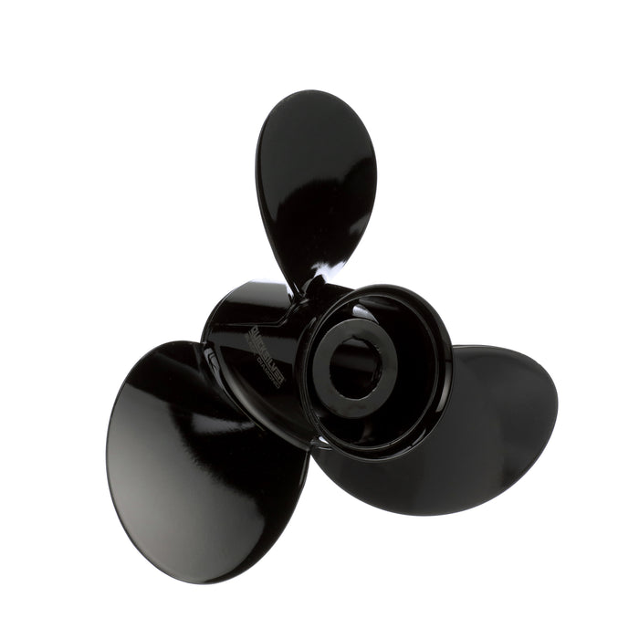 Quicksilver Black Diamond 3-Blade Aluminum Propeller, 13.75" Diameter x 15" Pitch, Right Hand Rotation