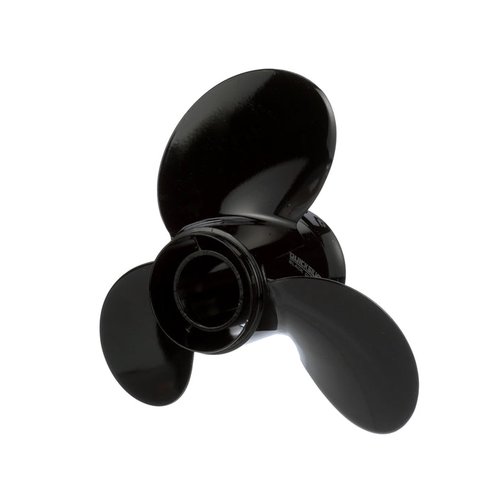 Quicksilver Black Diamond 3-Blade Aluminum Propeller, 14" Diameter x 13" Pitch, Right Hand Rotation
