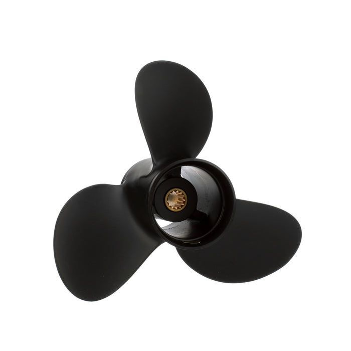 Quicksilver Black Diamond 3-Blade Aluminum Propeller, 9.3" Diameter x 11" Pitch, Right Hand Rotation