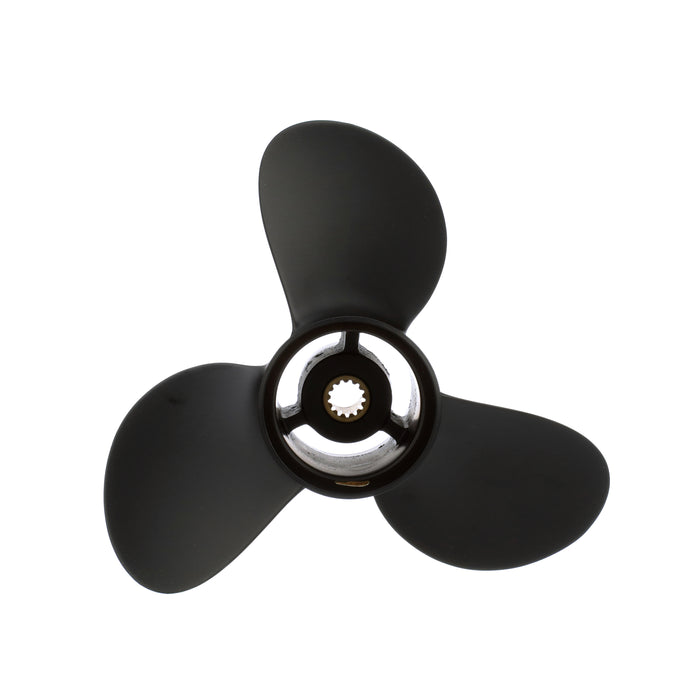 Quicksilver Black Diamond 3-Blade Aluminum Propeller, 9.3" Diameter x 11" Pitch, Right Hand Rotation