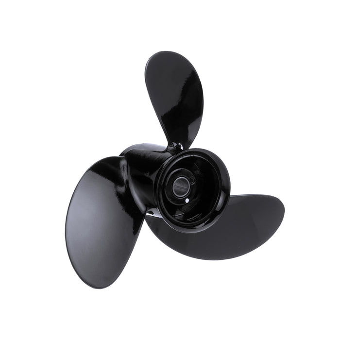 Quicksilver Black Diamond 3-Blade Aluminum Propeller, 8.7" Diameter x 5" Pitch, Right Hand Rotation