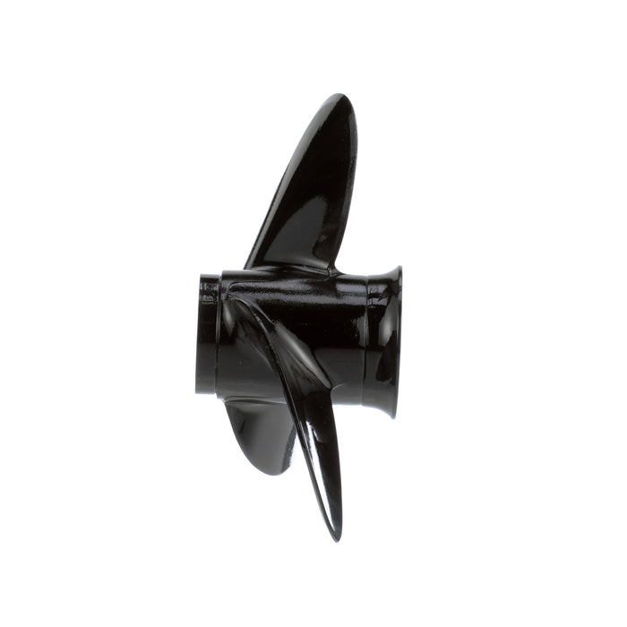 Quicksilver Black Diamond 3-Blade Aluminum Propeller, 8.9" Diameter x 7.5" Pitch, Right Hand Rotation