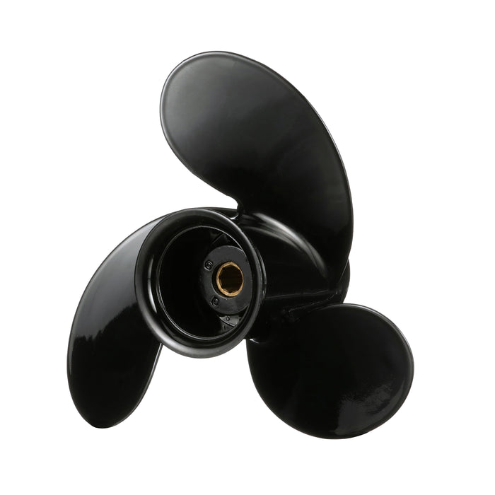 Quicksilver Black Diamond 3-Blade Aluminum Propeller, 9" Diameter x 8" Pitch, Right Hand Rotation