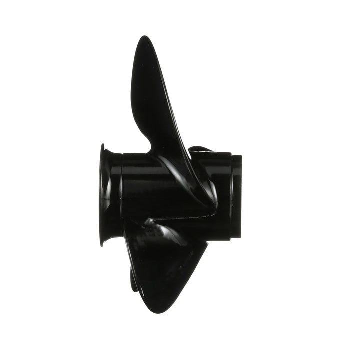 Quicksilver Black Diamond 3-Blade Aluminum Propeller, 9" Diameter x 9" Pitch, Right Hand Rotation