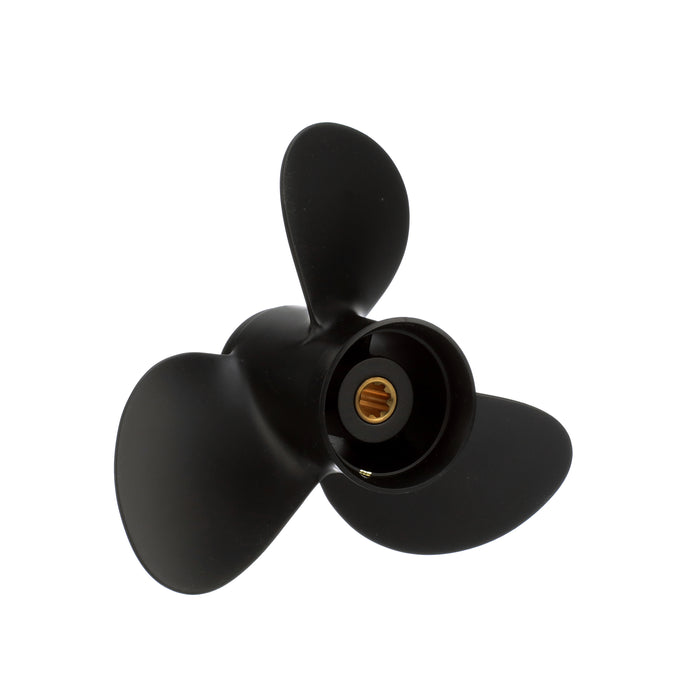 Quicksilver Black Diamond 3-Blade Aluminum Propeller, 9.3" Diameter x 9" Pitch, Right Hand Rotation