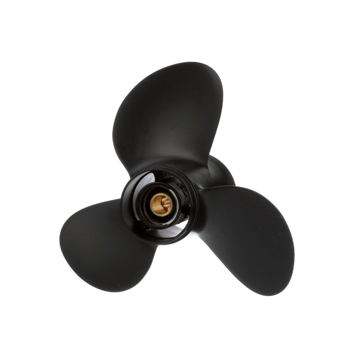 Quicksilver Black Diamond 3-Blade Aluminum Propeller, 9.3" Diameter x 9" Pitch, Right Hand Rotation