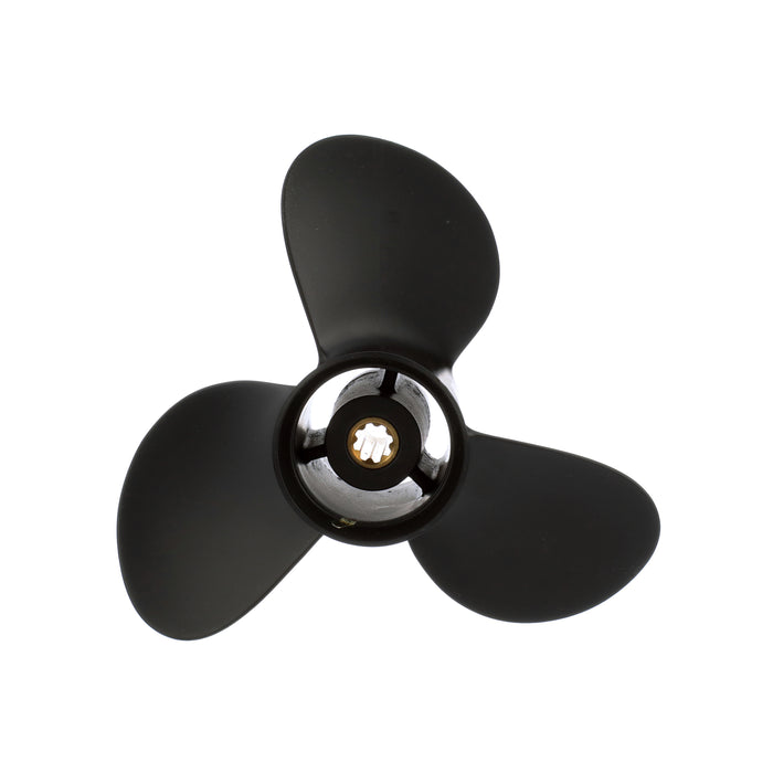 Quicksilver Black Diamond 3-Blade Aluminum Propeller, 9.3" Diameter x 9" Pitch, Right Hand Rotation