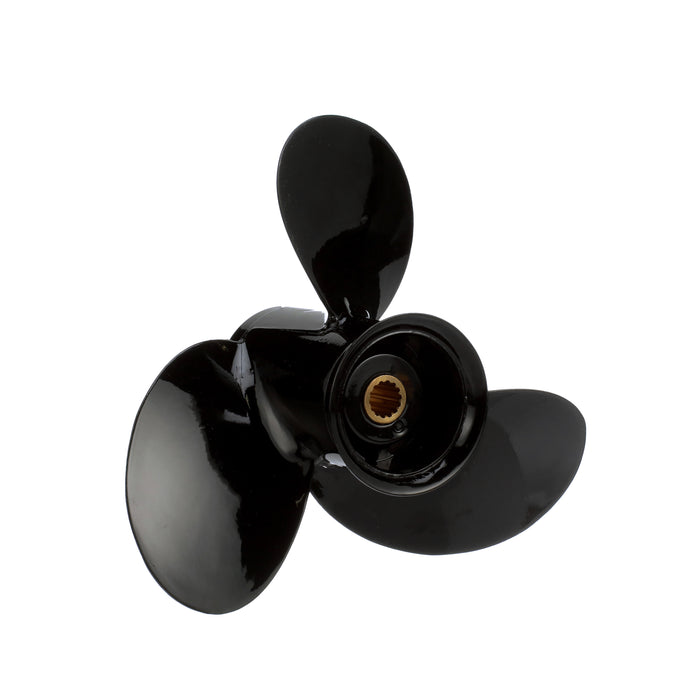 Quicksilver Black Diamond 3-Blade Aluminum Propeller, 9.3" Diameter x 10" Pitch, Right Hand Rotation