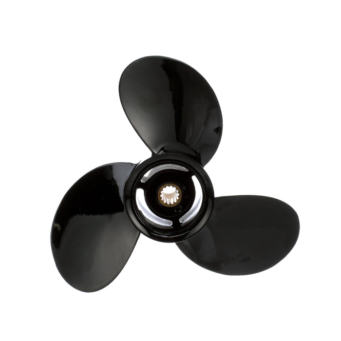 Quicksilver Black Diamond 3-Blade Aluminum Propeller, 9.3" Diameter x 10" Pitch, Right Hand Rotation