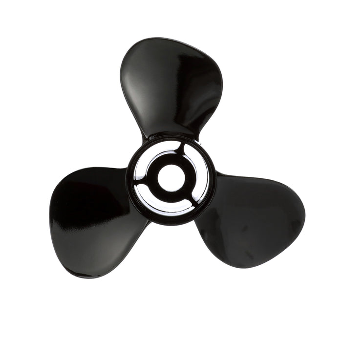 Quicksilver Black Diamond 3-Blade Aluminum Propeller, 16" Diameter x 11" Pitch, Right Hand Rotation