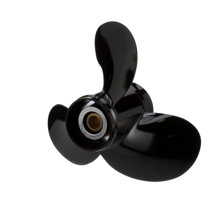 Quicksilver Black Diamond Bravo Two Propeller Black Finish, 19.5" Diameter x 13" Pitch, Left Hand Rotation