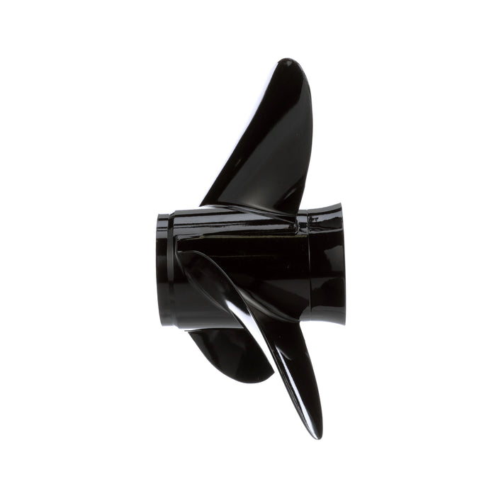 Quicksilver Black Diamond Bravo Two Propeller Black Finish, 17.75" Diameter x 21" Pitch, Right Hand Rotation