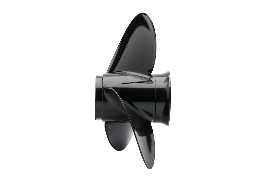 Quicksilver Black Diamond 3-Blade Aluminum Propeller, 10.6" Diameter x 12" Pitch, Right Hand Rotation