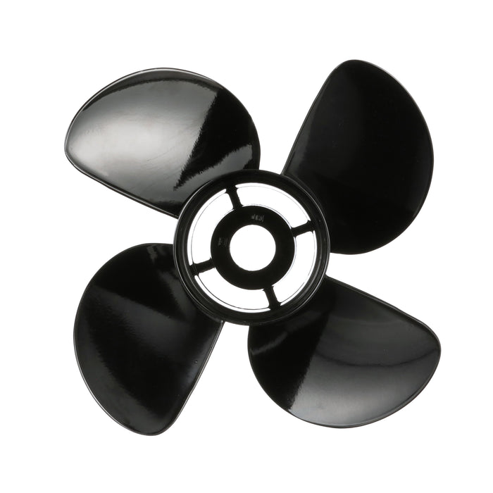 Quicksilver Nemesis 4-Blade Aluminum Propeller, 14" Diameter x 14" Pitch, Right Hand Rotation