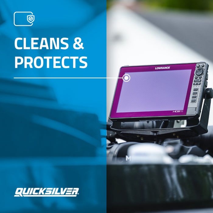 Quicksilver 8M0224419 Screen & Glass Cleaner for Marine Electronics, Windshields and Mirrors, 2 oz