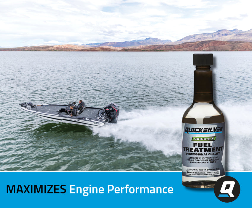 Quicksilver 8M0047920 Quickare Fuel Treatment Additive, 12 oz