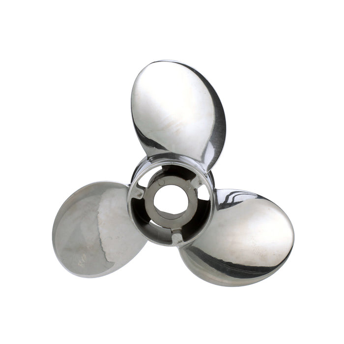 Quicksilver QS5166X Silverado 10.5" Diameter X 13" Pitch, 3-Blade Stainless Steel Propeller, Right Hand Rotation, 40-60hp