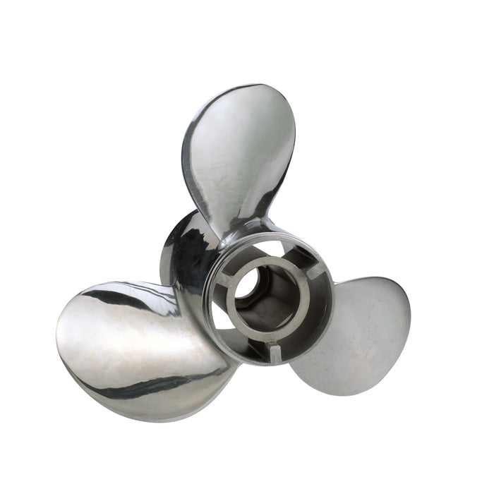 Quicksilver QS5054X Silverado 14" Diameter X 19" Pitch, 3-Blade Stainless Steel Propeller, Right Hand Rotation, 90 CT, 350hp