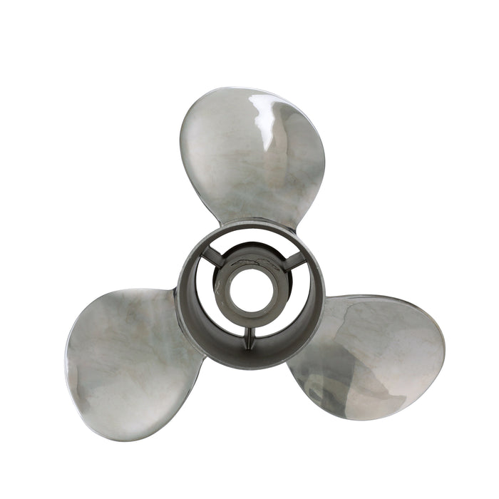 Quicksilver QS5050X Silverado 14.5" Diameter X 15" Pitch, 3-Blade Stainless Steel Propeller, Right Hand Rotation, 90 CT, 350hp