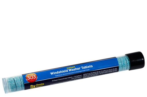 303 Windshield Washer Tablets – 25 Pack Streak-Free Windshield Cleaning Solution