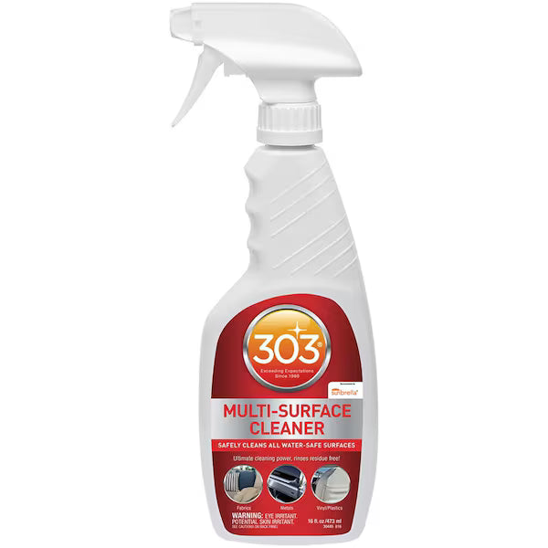 303 Multi-Surface Cleaner - Safely Cleans All Water Safe Surfaces - Ultimate Cleaning Power - Rinses Residue Free - Recommended By Sunbrella, 32 fl. oz