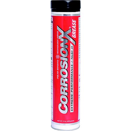 CorrosionX Grease 96801 – 14 oz multi-purpose cartridge with extreme rust and pressure protection