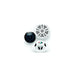 Boss MG150W6 Bluetooth gauge receiver package with 6.5 inch white waterproof marine speakers