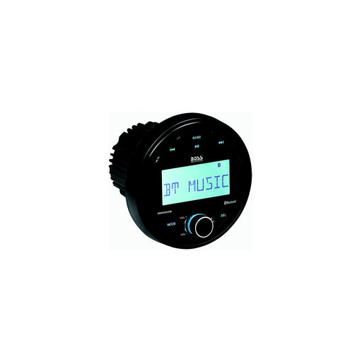 Boss MGR300B marine Bluetooth gauge receiver with AM/FM radio for boats and UTVs