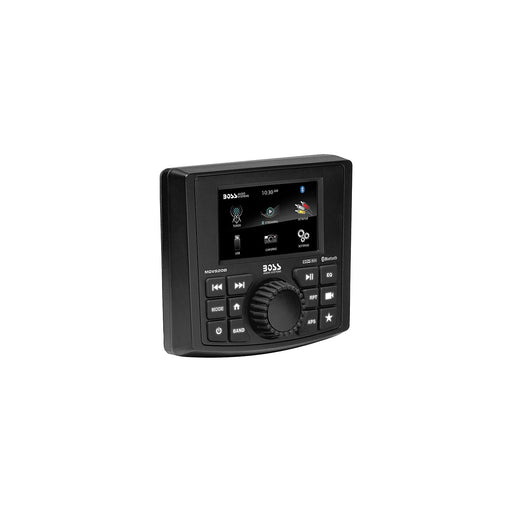 Boss MGV520B Bluetooth marine stereo with USB, color LCD, and weatherproof mech-less design