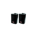 Boss MR4.3B 4 inch 3-way marine enclosed speakers in black waterproof housing