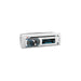 Boss MR508UABW white marine stereo with Bluetooth, CD, USB, and SD playback