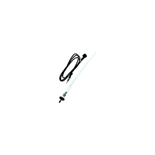 Boss MRANT12W white marine AM/FM rubber antenna, waterproof and flexible
