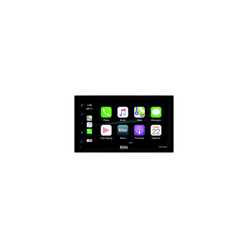 Boss MRCP9685A double-DIN Bluetooth marine receiver with touchscreen, Apple CarPlay and Android Auto support