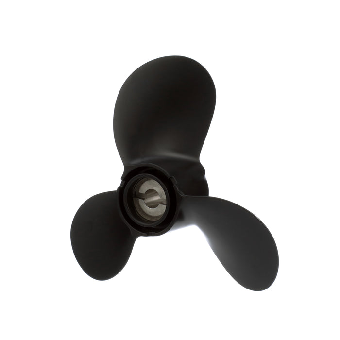 Quicksilver Black Diamond 3-Blade Aluminum Propeller, 9.3" Diameter x 11" Pitch, Right Hand Rotation