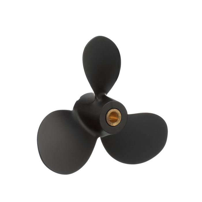 Quicksilver Black Diamond 3-Blade Aluminum Propeller, 8.3" Diameter x 8" Pitch, Right Hand Rotation