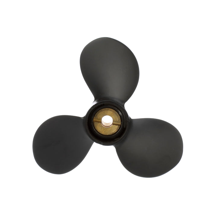 Quicksilver Black Diamond 3-Blade Aluminum Propeller, 8.3" Diameter x 8" Pitch, Right Hand Rotation
