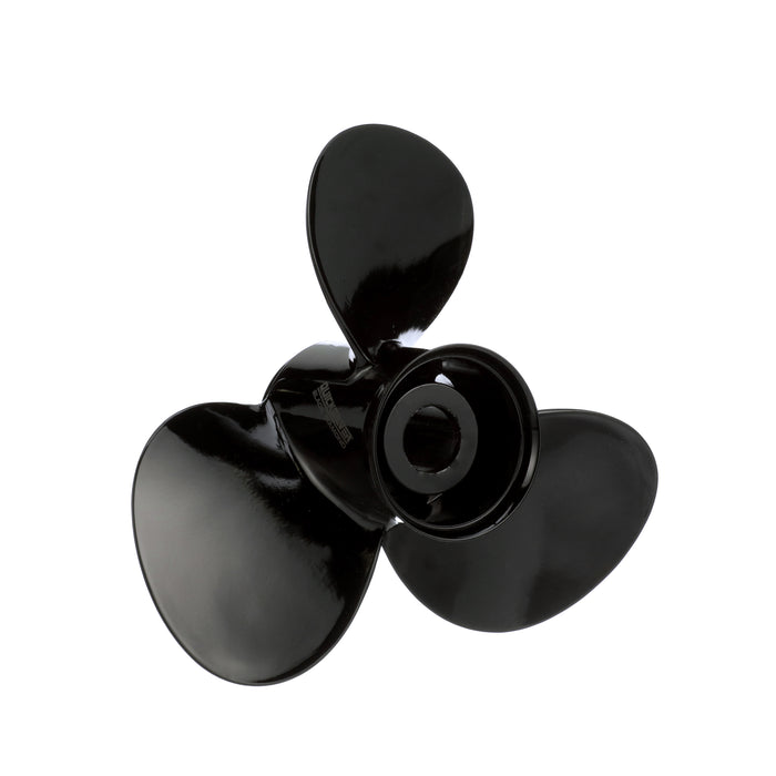 Quicksilver Black Diamond 3-Blade Aluminum Propeller, 14" Diameter x 13" Pitch, Right Hand Rotation