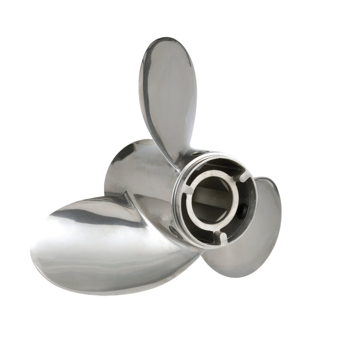 Quicksilver Thunderbolt Propeller High Polished Stainless Finish, 15.8" Diameter x 15" Pitch, Right Hand Rotation